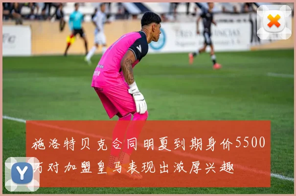 施洛特贝克合同明夏到期身价5500万对加盟皇马表现出浓厚兴趣